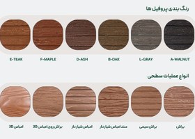 تصویر پروفیل چوب پلاست SP​​ 