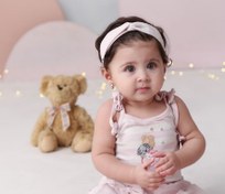 تصویر تاپ فانتزی نوزادی دخترانه طرح violet دانالو Danaloo 