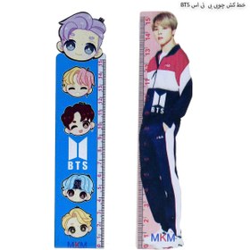 تصویر خط کش چوبی بی تی اس 