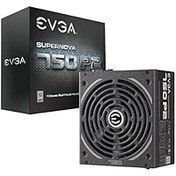 تصویر EVGA SuperNOVA 750 P2، 80+ PLATINUM 750W، کاملا ماژولار، حالت EVGA ECO، 10 سال گارانتی، شامل تستر رایگان برق، منبع تغذیه 220-P2-0750-X1، مشکی EVGA SuperNOVA 750 P2, 80+ PLATINUM 750W , Fully Modular , EVGA ECO Mode, 10 Year Warranty , Includes FREE Power On Self Tester, Power Supply 220-P2-0750-X1,Black