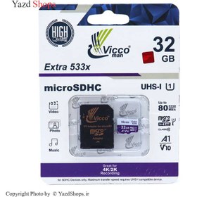 تصویر Viccoman microSD Class 10 UHS- I 80MB/s 533X 32GB Memory Viccoman microSD Class 10 UHS- I 80MB/s 533X 32GB Memory