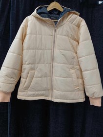 تصویر کاپشن پوفکی - بنفش 