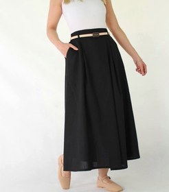 تصویر دامن لینن 