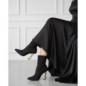 تصویر نیم بوت YSL فول نگین YSL