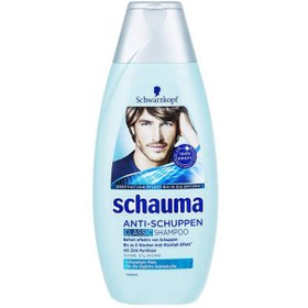 تصویر شامپو ضد شوره مردانه شوارتسکف schwarzkopf schauma anti schuppen shampoo