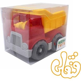 تصویر اسباب بازی کامیون کوچولو نیکو - سبز نارنجی 