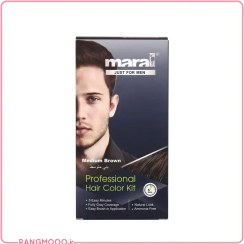 تصویر کیت رنگ مو حرفه ای آقایان مارال مشکی Maral Professional Hair Color Kit For Men