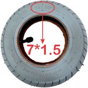 تصویر لاستیک بادی جلو ویلچر سایز ۵۰×۲۰۰ 