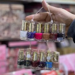 تصویر لاک های کیفی Pink Key پک 12 عددی - 1 Pink Key q.nail p-1