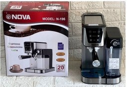 تصویر اسپرسو ساز نوا مدل 196 مخزن شیر 20 بار 