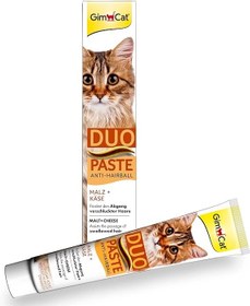 تصویر مالت آنتی هربال گربه جیم کت با طعم پنیر GimCat Anti-Hairball Duo Paste With Cheese