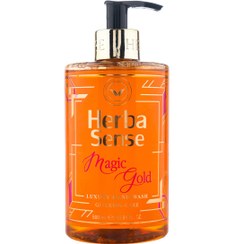 تصویر مایع دستشویی آبرسان مدل Magic Gold حجم 500 میل آردن هرباسنس Hydrating Hand Wash, Magic Gold Model, 500 ml, Ardene Herbasenese