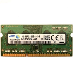 تصویر رم لپ تاپ سامسونگ 4 گیگابایت DDR3L با فرکانس 1600 مگاهرتز ا Samsung PC3L-12800 DDR3 4GB 1600MHz Laptop Memory Samsung PC3L-12800 DDR3 4GB 1600MHz Laptop Memory