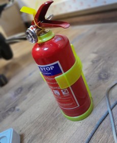 تصویر کپسول آتش نشانی یک کیلو گرمی abc برند فایراستاپ(مخصوص خودر‌و) FIRE STOP