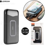 تصویر پاوربانک وایرلس 20000 فست شارژ جویروم Joyroom D-QP189 Plus PD 10W Wireless Power Bank توان 10 وات 