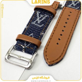 تصویر لارنس | قیمت و خرید بند اپل واچ Louis Vuitton سری Jean سايز 42/44/45mm رنگ Black 