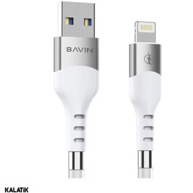 تصویر کابل تبدیل USB Type-A به لایتنینگ باوین مدل CB-196 به طول 1.0 متر Bavin CB-196 1.0M USB Type-A to Lightning Cable