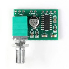 تصویر ماژول آمپلی فایر PAM8403 ۲x۳ وات ولوم دار 