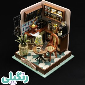 تصویر کیت ساختنی خانه مینیاتوری مدل Transit Coffee (کد S2301) 