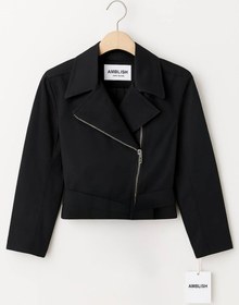 تصویر کت کوتاه جلو زیپ 