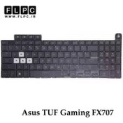 تصویر کیبورد لپ تاپ ایسوس TUF Gaming FX507 با بک لایت 
