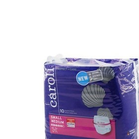 تصویر پوشینه شورتی کارولی بزرگسال سایز لارج بسته 10 عددی Caroli adult diaper shorts size L