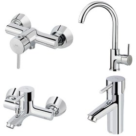 تصویر شیر کی آی جی - KIG - مدل استور - کروم / توالت KIG FAUCET - STOR MODEL