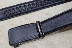 تصویر کمربند ریلی دو رو چرم گاوی فلوتر و دستدوز 