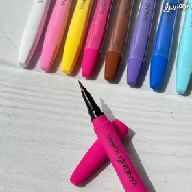 تصویر خط چشم رنگی ماژیکی یانگمی 