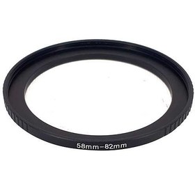 تصویر رینگ تبدیل آلومینیوم دهانه 58mm به 82mm 