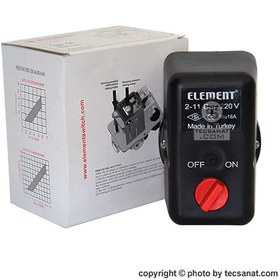 تصویر کلید اتوماتیک پمپ آب 11-2 بار ترک المنت ELT 2-11