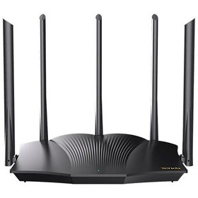 تصویر روتر دو بانده AX3000 تندا مدل TX12 Pro AX3000 Dual Band Gigabit Wi-Fi 6 Router TENDA TX12 Pro