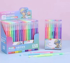 تصویر خودکار رنگی نئونی انیمه 