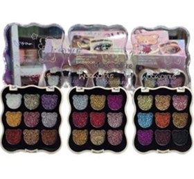 تصویر پالت سایه شاین دار موکالر ۹ تایی گلیتر 