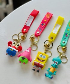 تصویر جاکلیدی سیلیکونی باب اسفنجی Sponge Bob Key Holder