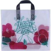 تصویر نایلون دسته دار دسته تقویتی طرح گل سایز 30*35 سانتی متر بسته 1 کیلویی Nylon Bag 35*30 cm 1kg