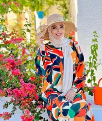 تصویر مانتو کژال نارنجی 