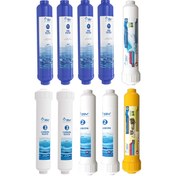تصویر فیلتر دستگاه تصفیه آب اس اس وی مدل inline-6 مجموعه 10 عددی 