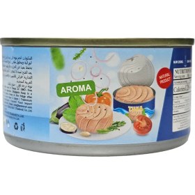 تصویر تن ماهی اروما قوطی 200 گرم Aroma Aroma tuna natural product 200gr‏