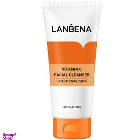 تصویر فوم شستشو صورت لنبنا (Lanbena) مدل Vitamin C وزن 100 گرم 