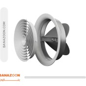 تصویر دریچه سقفی آلومینیومی گرد 