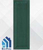 تصویر کاشی خاک‌سفید فخار 30×10 کالکشن ماترا سبز تیره براق 