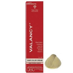 تصویر رنگ مو والانسی سری زیتونی مدل بلوند زیتونی پلاتینه شماره M10 VALANCYM10Hair Color 100 ml