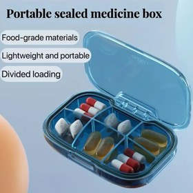 تصویر جعبه قرص قابل حمل 6 عددی USAR Portable Pill Box 