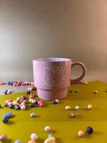 تصویر ماگ هلو کیتی برجسته 