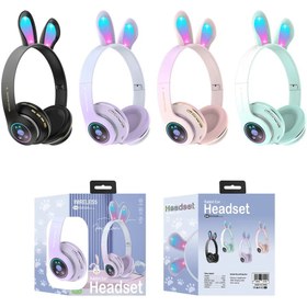 تصویر هدفون بلوتوثی رم خور PM-08 Rabbit Ear PM-08 Rabbit Ear Bluetooth Headset