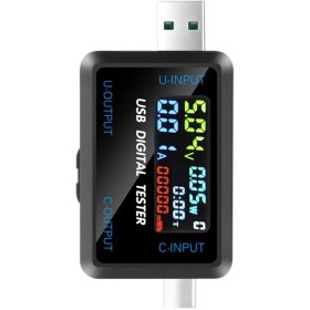 تصویر تستر ۱۵۰ وات حرفه ای ۱۰ در ۱ ولت متر دیجیتالی USB 