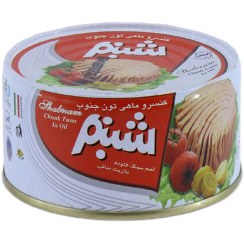 تصویر تن ماهی شبنم ۱۸۰ گرم 