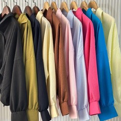 تصویر کراپ شومیز گره ای 