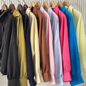 تصویر کراپ شومیز گره ای 